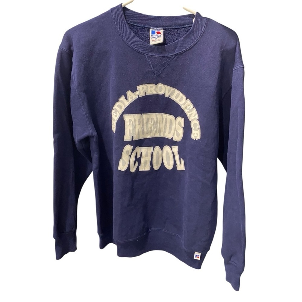 VTG retro Men’s Vintage Sweatshirt Media-Providence Friends School old school - Picture 4 of 8
